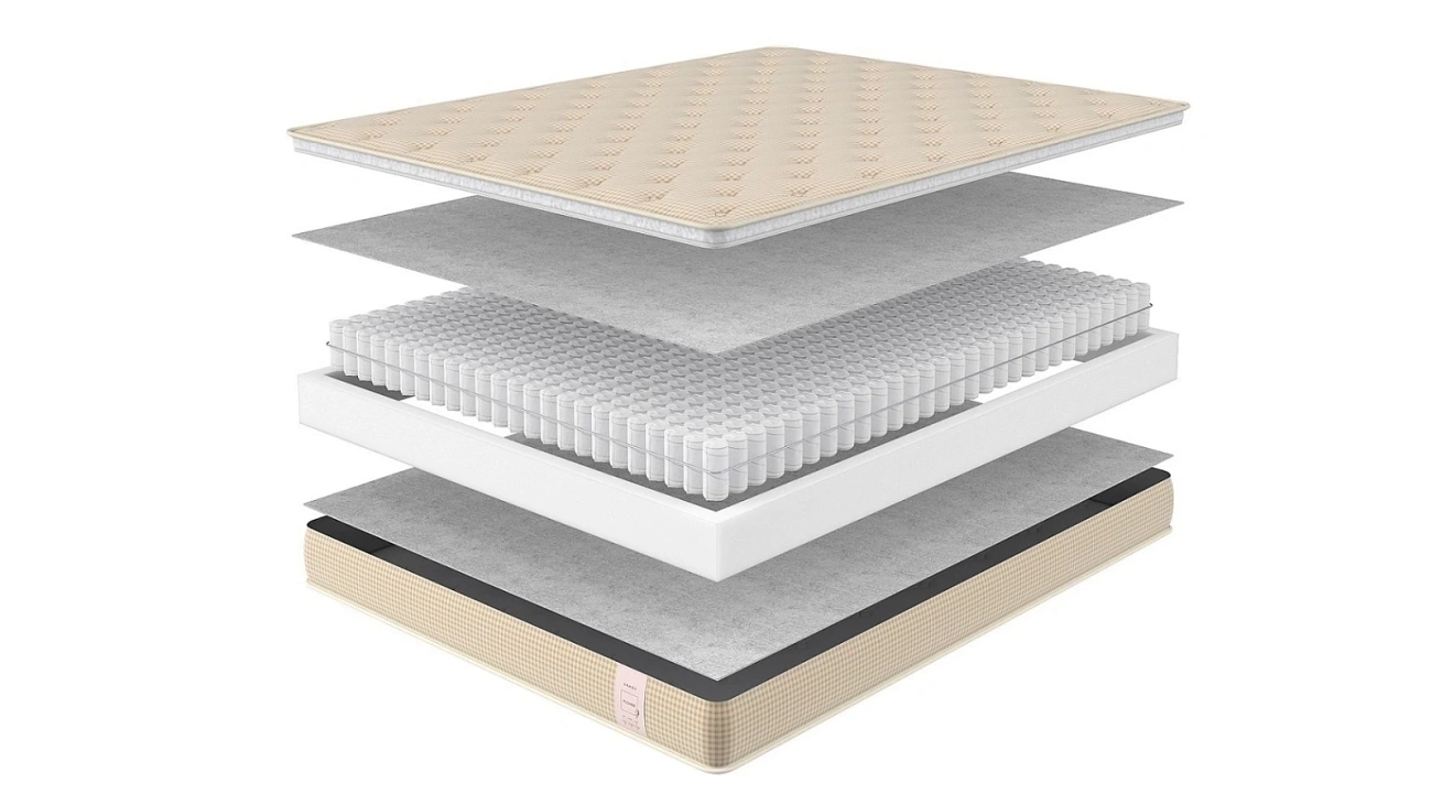 матрац 140*190/195/200 plombir hard «Курс-Мебель»