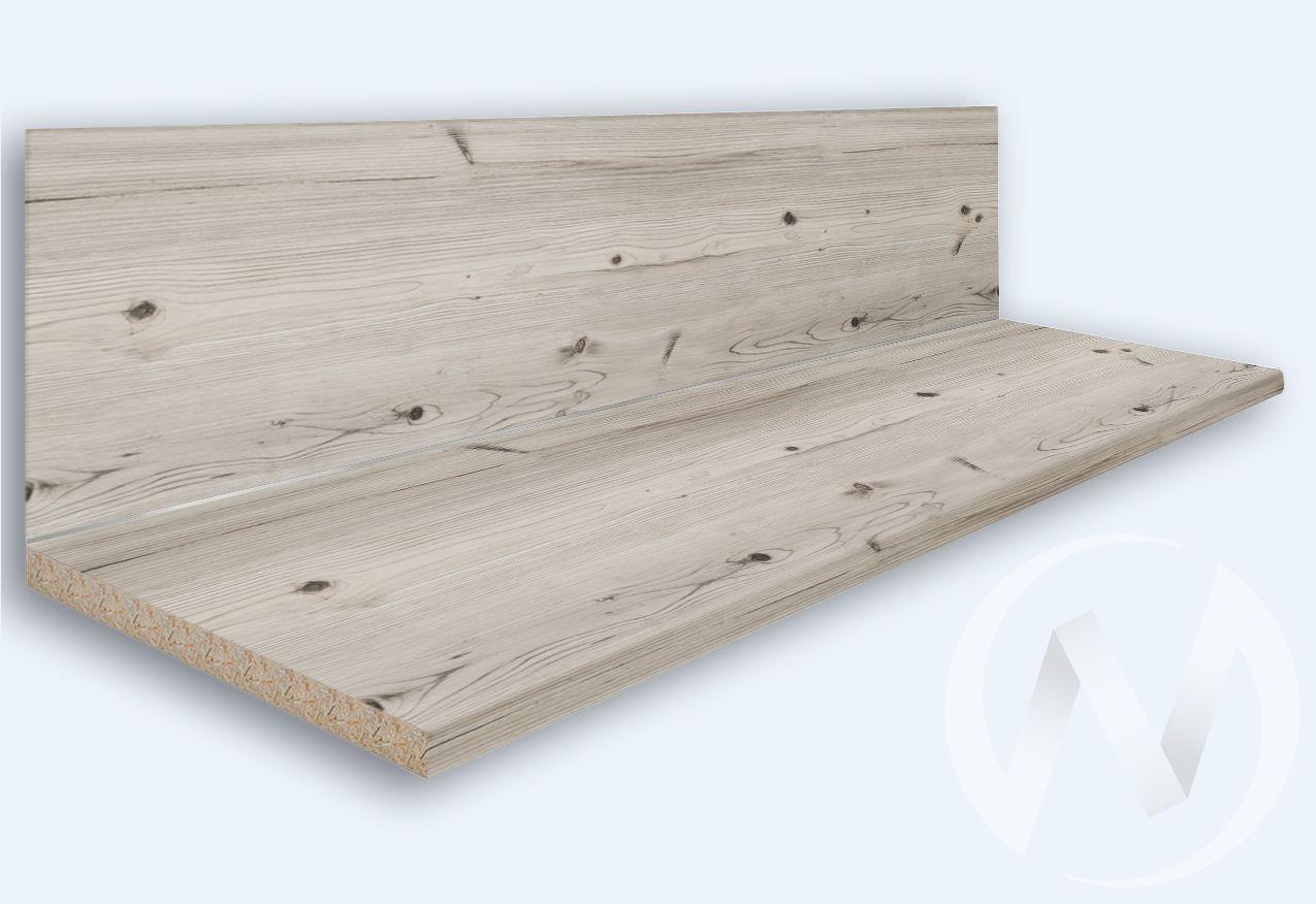 столешница 3000*600/38мм (№101д бискайская сосна) в заводской упаковке  «Курс-Мебель»