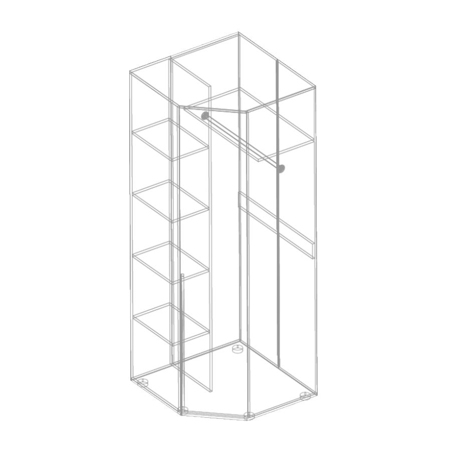 стил шкаф угловой «Курс-Мебель»